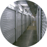 Indoor climate-controlled storage units